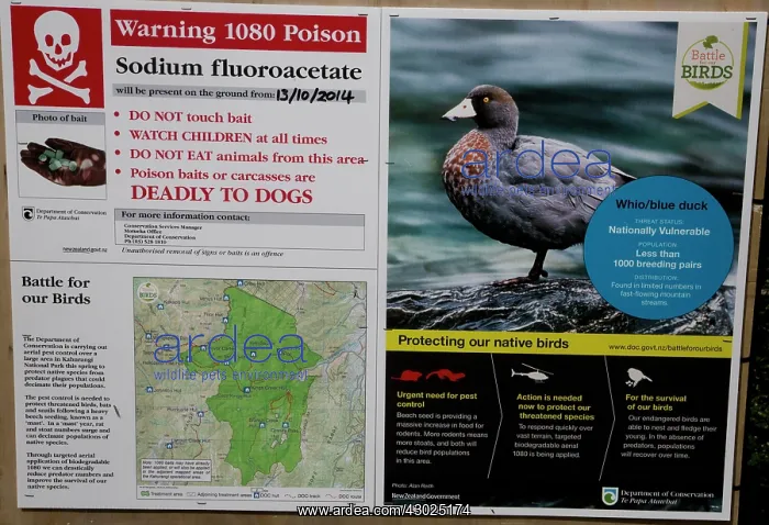 : 1080 Warning Sign these poison baits laid to kill : 1080 Warning Sign these poison baits laid to kill