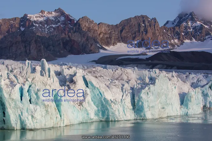 : 14th of July Glacier calving into Krossfjord - Svalbard : 14th of July Glacier calving into Krossfjord - Svalbard