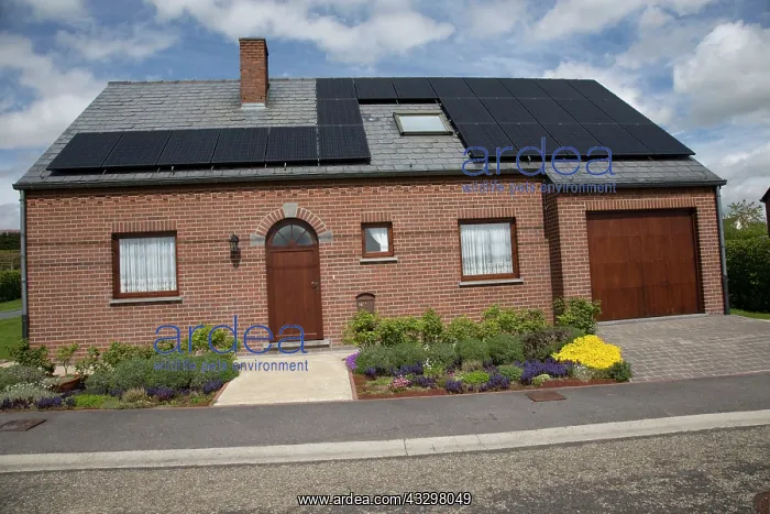 : 80183349 Photovoltaic PV Solar Panels - on roof : 80183349 Photovoltaic PV Solar Panels - on roof