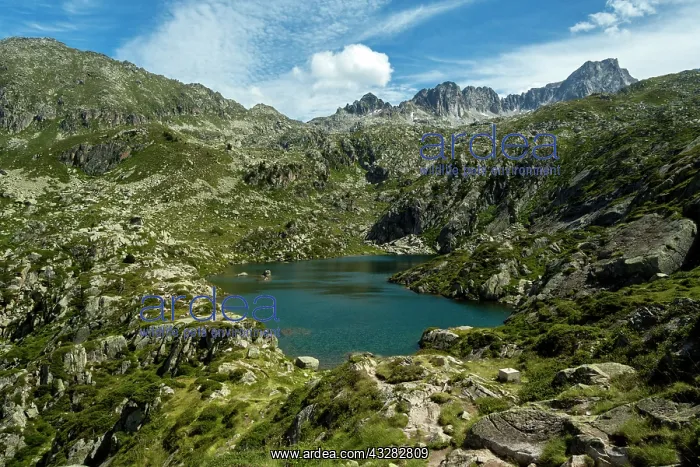 : 80184059 Lake Of Coume Escure Hautes Pyrenees, France : 80184059 Lake Of Coume Escure Hautes Pyrenees, France