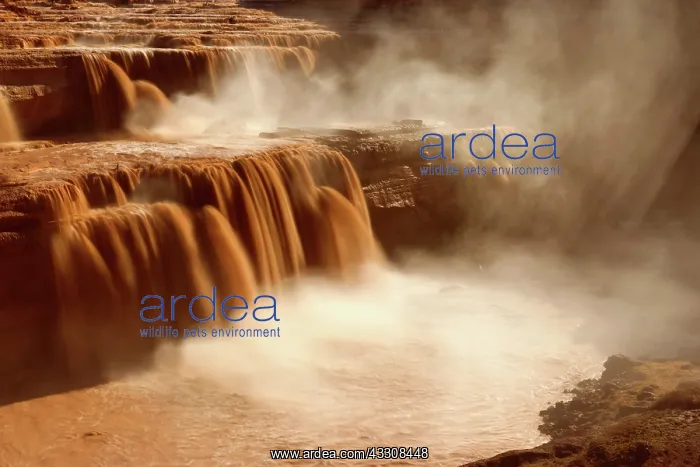: 80187628 Grand Falls - raging muddy falls of the : 80187628 Grand Falls - raging muddy falls of the