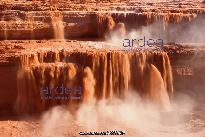 : 80187629 Grand Falls - raging muddy falls of the : 80187629 Grand Falls - raging muddy falls of the