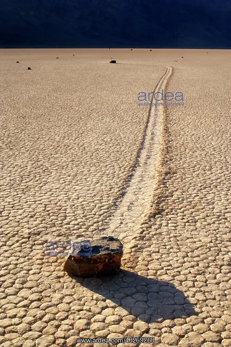 : 80187931 The Racetrack - dried-up lake bed with : 80187931 The Racetrack - dried-up lake bed with