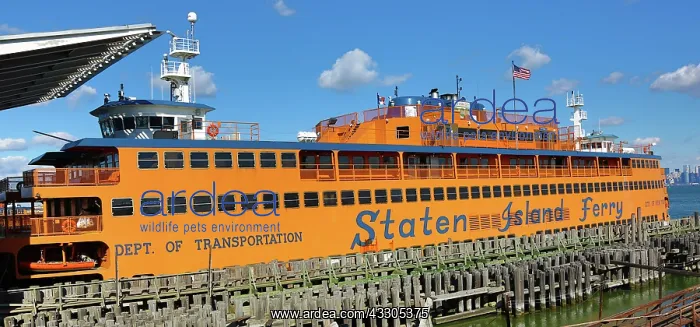 : 80191470 The Staten Island Ferry, New York. America : 80191470 The Staten Island Ferry, New York. America