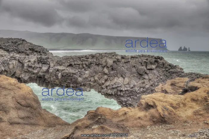 : 80195568 Basalt Arch Vik, Iceland Bill Coster All : 80195568 Basalt Arch Vik, Iceland Bill Coster All