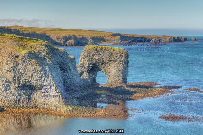 : 80195576 Sea Stacks Raudanes, Iceland Bill Coster : 80195576 Sea Stacks Raudanes, Iceland Bill Coster