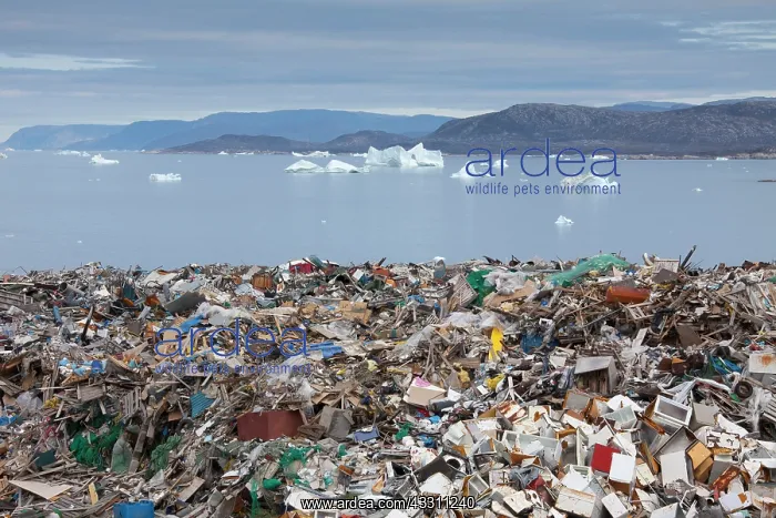 : 80200047 Rubbish Dump Ilulissat, Disco Bay, Greenland : 80200047 Rubbish Dump Ilulissat, Disco Bay, Greenland