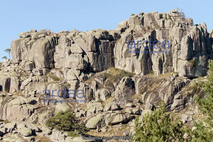  : Abantos Mountain view of rocks on top of mountain