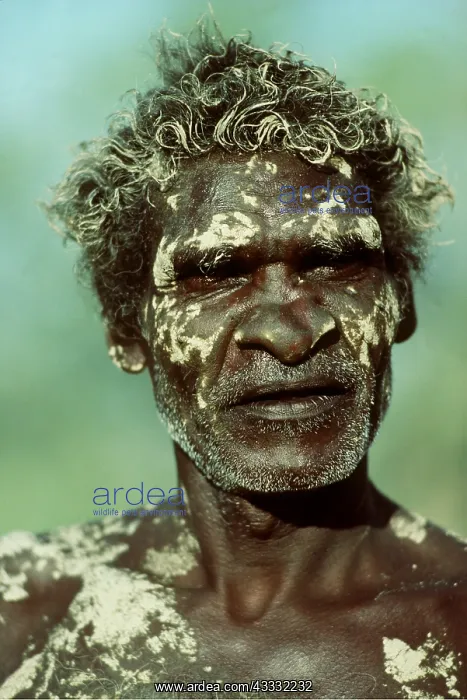  : Aborigine Man - Close Up Of Face