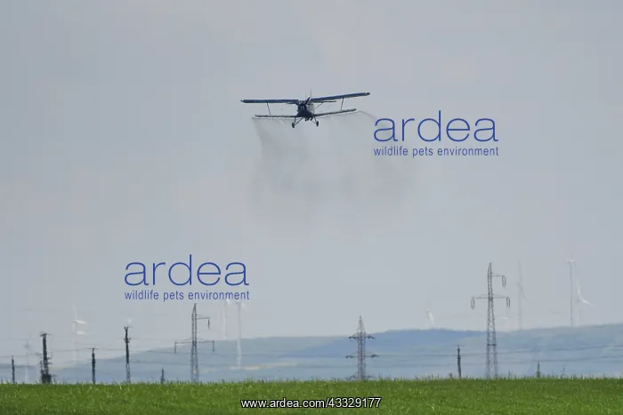 : Aerial application of pesticides, Danube Delta : Aerial application of pesticides, Danube Delta