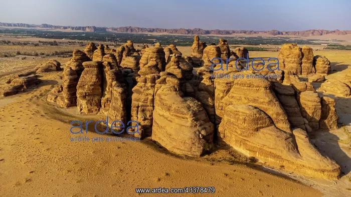 : Aerial of beautiful rock formations in the Unesco : Aerial of beautiful rock formations in the Unesco