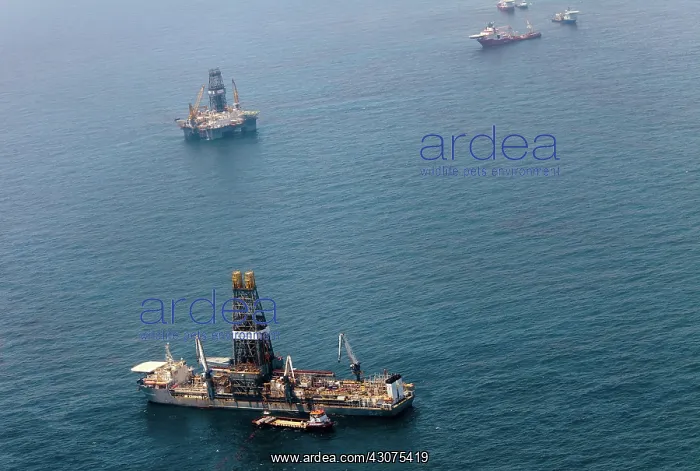 : Aerial of BP Oil Spill Site : Aerial of BP Oil Spill Site