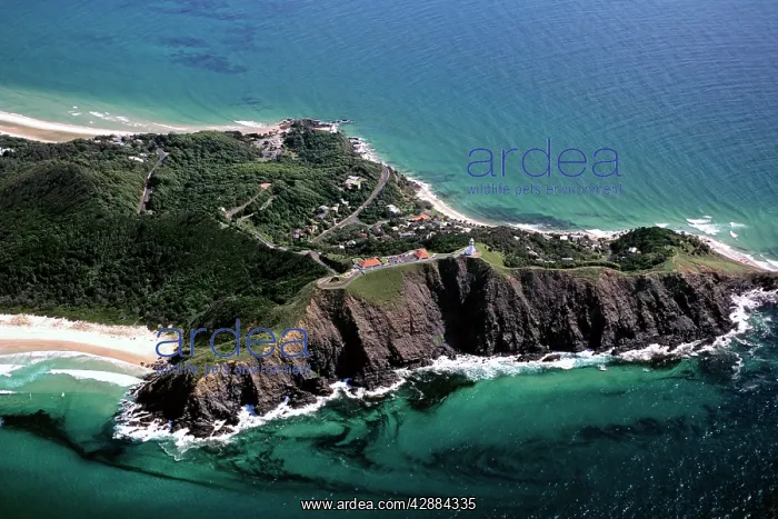: Aerial: Cape Byron Byron Bay : Aerial: Cape Byron Byron Bay
