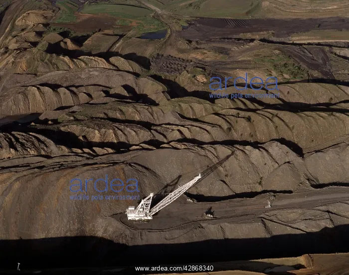 : Aerial - Curragh open cut coal mine north of Blackwater : Aerial - Curragh open cut coal mine north of Blackwater