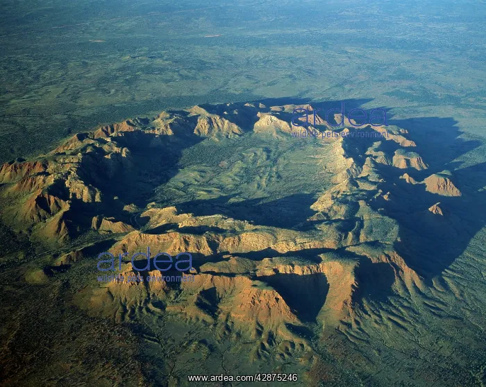  : Aerial - Gosse Bluff, meteorite crater created