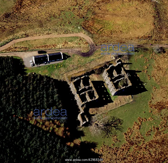 : Aerial image of Scotland, UK : Aerial image of Scotland, UK