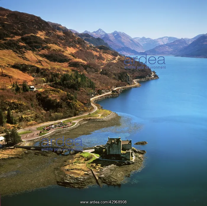 : Aerial image of Scotland, UK: : Aerial image of Scotland, UK: