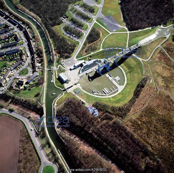 : Aerial image of Scotland, UK : Aerial image of Scotland, UK