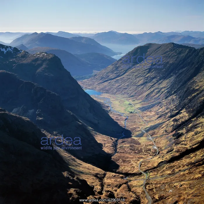 : Aerial image of Scotland, UK : Aerial image of Scotland, UK