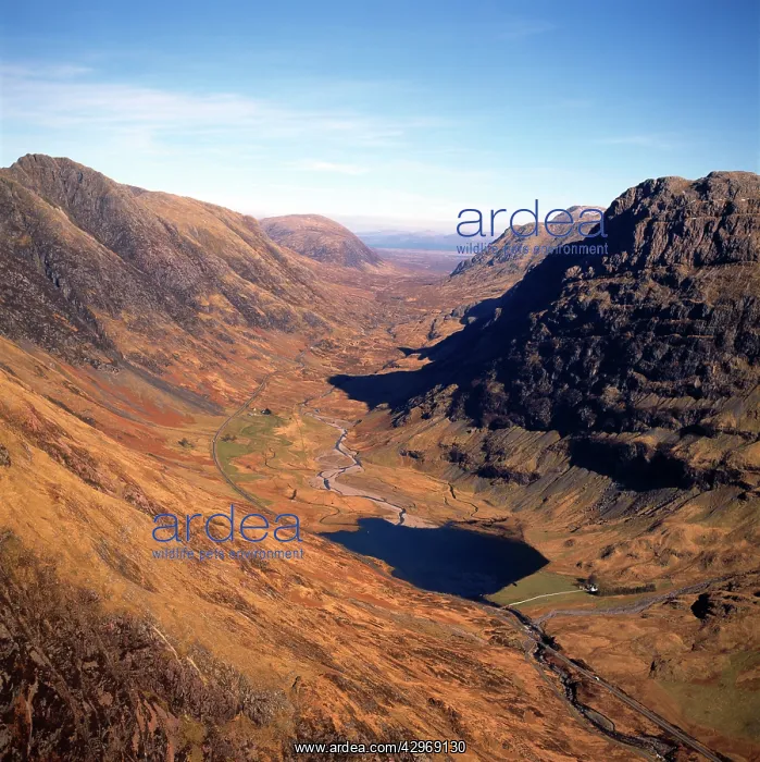 : Aerial image of Scotland, UK : Aerial image of Scotland, UK