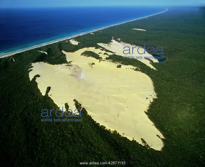  : Aerial - Lake Wabby deepest perched lake, being