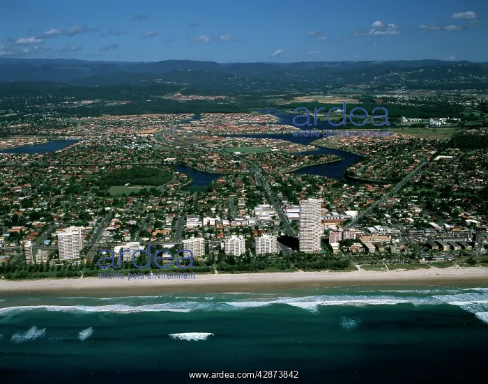 : Aerial - Miami - North Burleigh Beach : Aerial - Miami - North Burleigh Beach