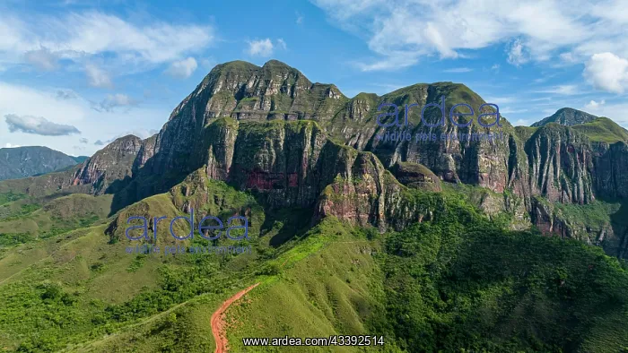 : Aerial of the Mountains around, Samaipata, Bolivia : Aerial of the Mountains around, Samaipata, Bolivia