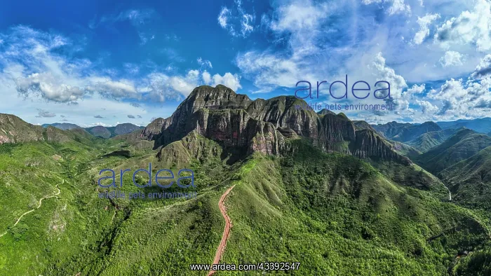  : Aerial of the Mountains around, Samaipata, Bolivia