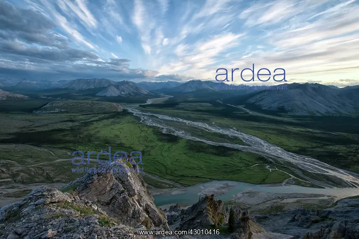 : Aerial Peel watershed wind river and royal creek : Aerial Peel watershed wind river and royal creek
