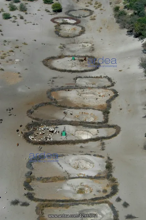  : Aerial of well points