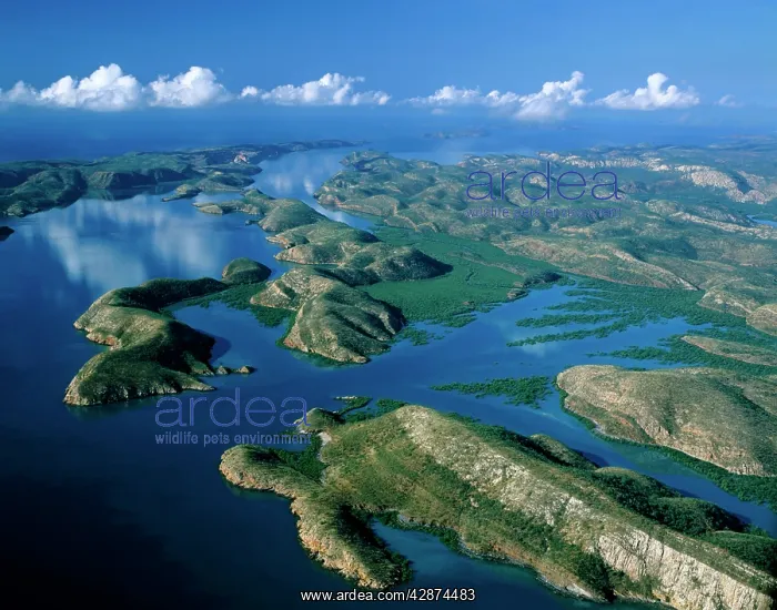 : Aerial: Talbot Bay Islands Kimberley region : Aerial: Talbot Bay Islands Kimberley region