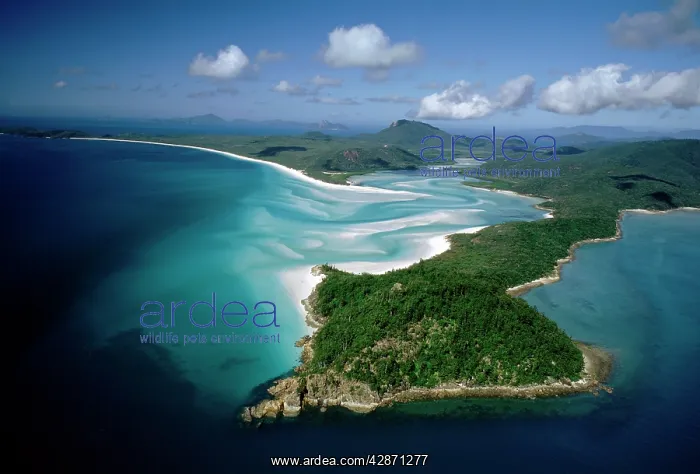 : Aerial - Tongue Point, Hill Inlet and Whitehaven : Aerial - Tongue Point, Hill Inlet and Whitehaven