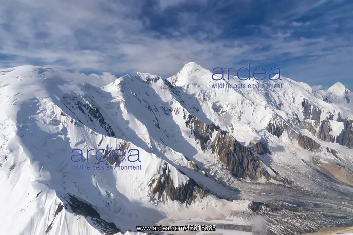 : Aerial view over the Central Tian Shan Mountain : Aerial view over the Central Tian Shan Mountain