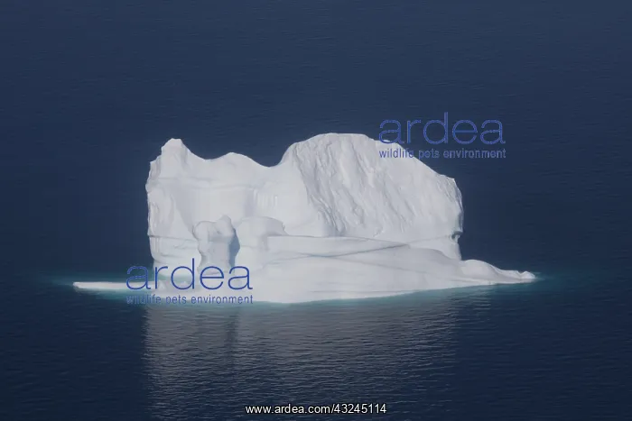 : Aerial view of iceberg - Uummannaq Fjord - Greenland : Aerial view of iceberg - Uummannaq Fjord - Greenland