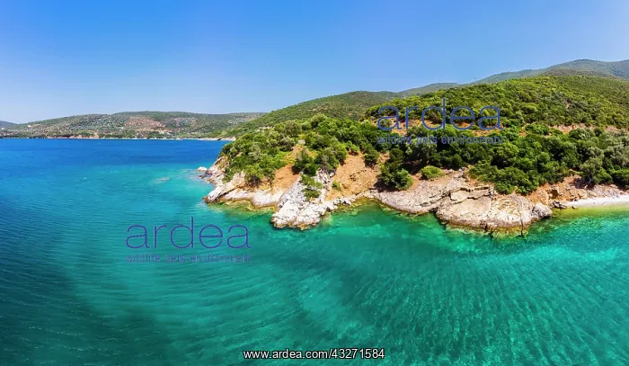 : Aerial view, Kufala beach, Trikeri-Milina, Volos : Aerial view, Kufala beach, Trikeri-Milina, Volos