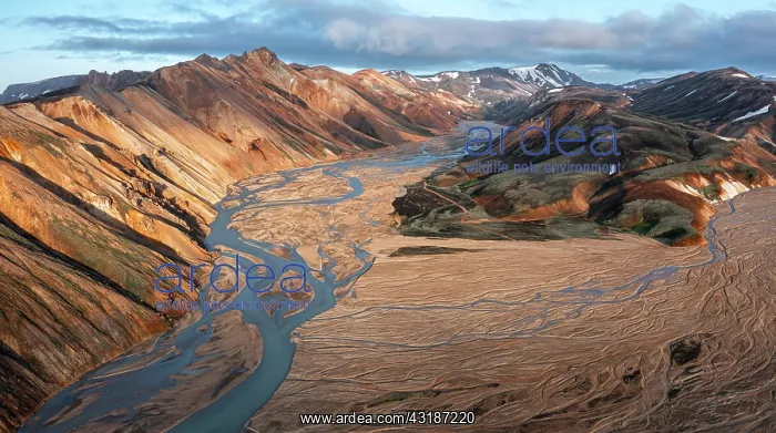 : Aerial view, Landscape panorama, Dramatic volcanic : Aerial view, Landscape panorama, Dramatic volcanic
