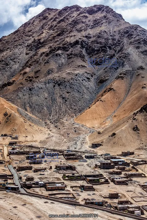 : Aerial view of Leh city the capital of Ladah region : Aerial view of Leh city the capital of Ladah region