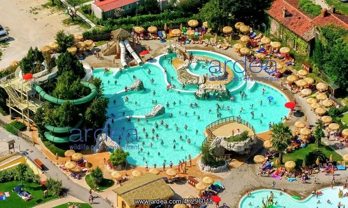 : Aerial view of Piani di Clodia Camping, campsite : Aerial view of Piani di Clodia Camping, campsite