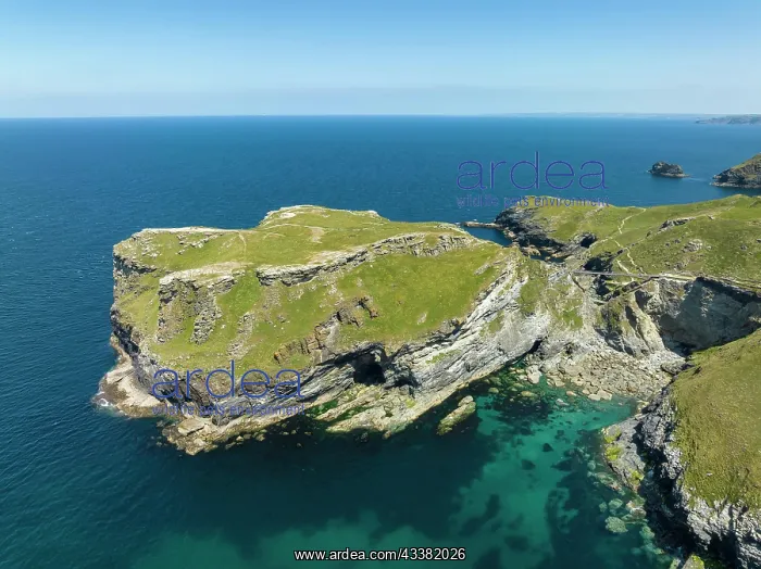  : Aerial view of the rugged coastline on the Celti