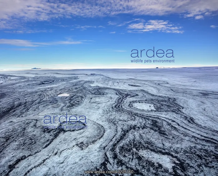 : Aerial view of structures of Vatnajnkull glacier : Aerial view of structures of Vatnajnkull glacier