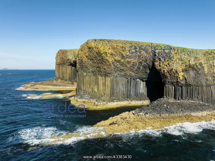 : Aerial view of the uninhabited rocky island of S : Aerial view of the uninhabited rocky island of S