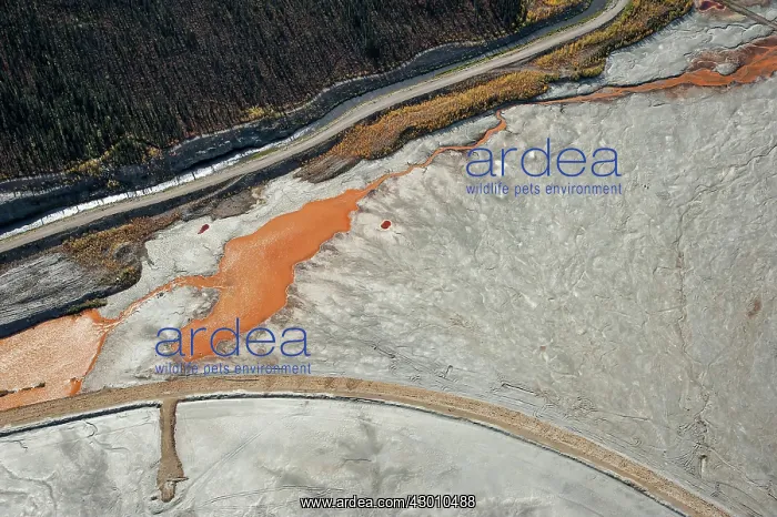 : Aerial views of pollution and reclamation of the : Aerial views of pollution and reclamation of the