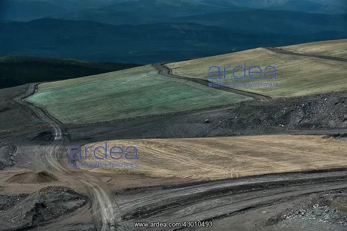 : Aerial views of pollution and reclamation of the : Aerial views of pollution and reclamation of the
