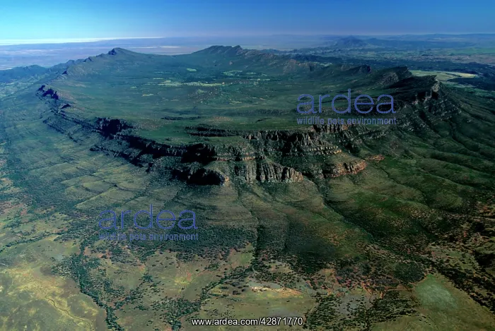 : Aerial - Wilpena Pound Flinders Ranges National : Aerial - Wilpena Pound Flinders Ranges National