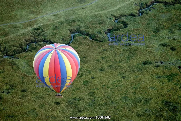 : Africa, Kenya, Maasai Mara. Hot-Air Ballooning : Africa, Kenya, Maasai Mara. Hot-Air Ballooning