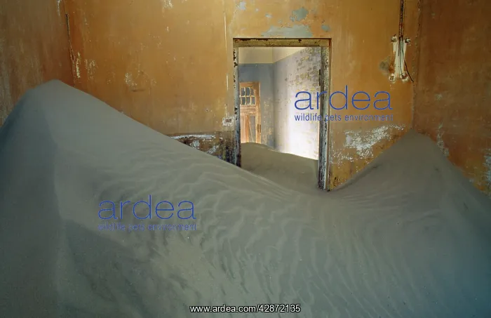 : Africa - Namibia - desert encroachment. Derelict : Africa - Namibia - desert encroachment. Derelict