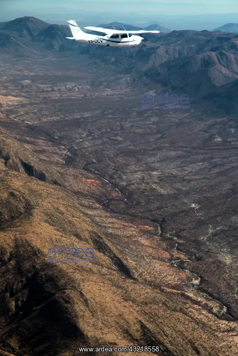 : Africa, Namibia, Kaokoland. Flying over : Africa, Namibia, Kaokoland. Flying over