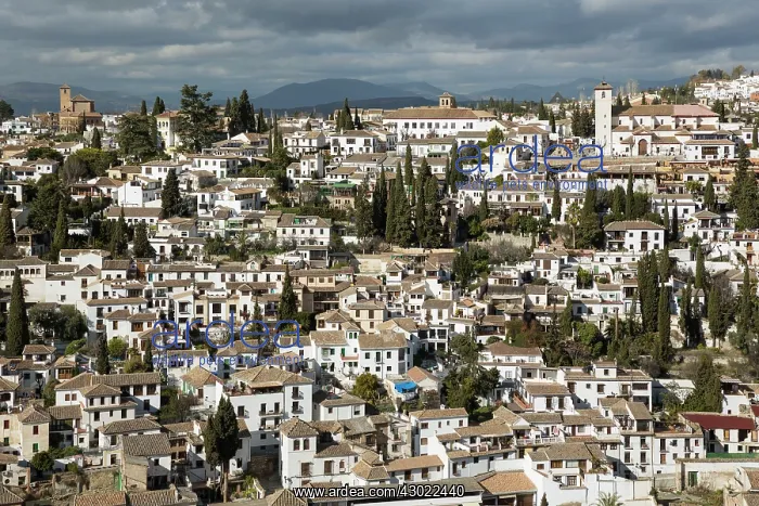 : The Albaicin - Granada's characteristic Moorish quarter : The Albaicin - Granada's characteristic Moorish quarter