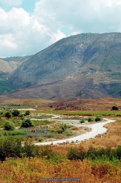 : Albania, Mesopotam. Landscape around the : Albania, Mesopotam. Landscape around the