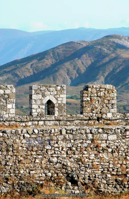 : Albania, Shkodra. Detail of the Rozafa castle : Albania, Shkodra. Detail of the Rozafa castle